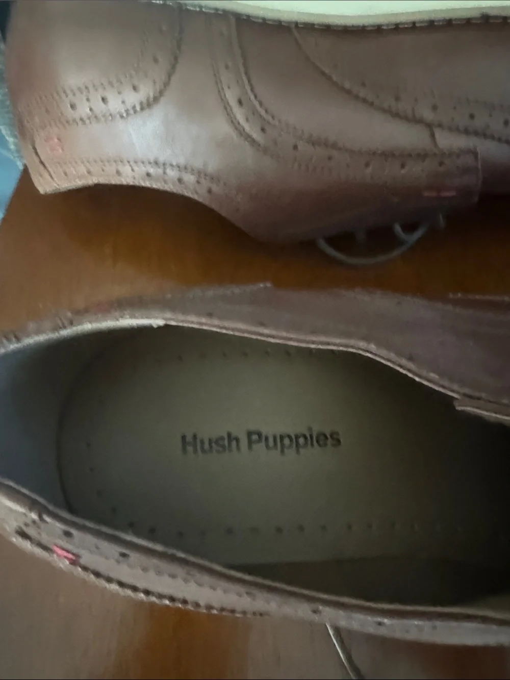 Hush Puppies Men’s Brown Brogue Derby Shoes